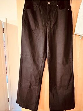 Tribal Men's Black Straight-Leg Chinos
